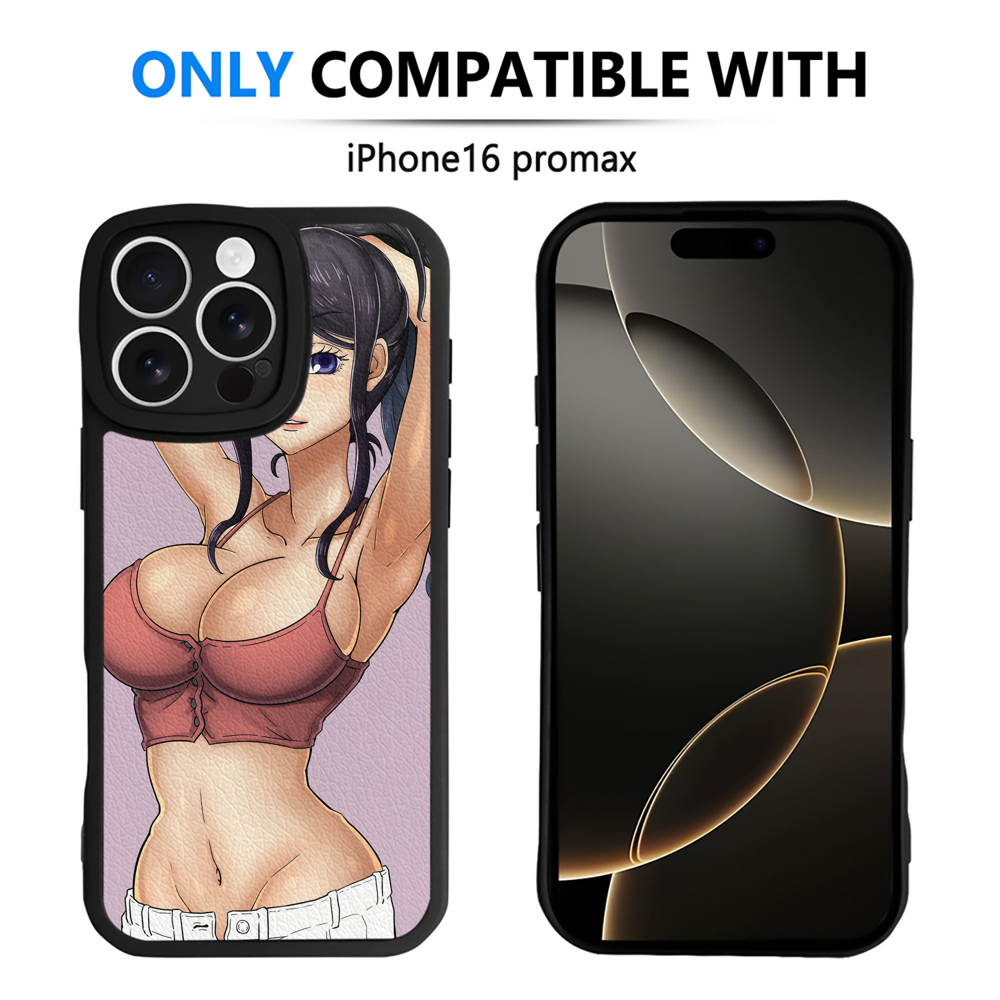 （画像用） ワンピース ONE PIECE 【iPhone 16シリーズ対応】シリコンスマホケース（レザー調） 材質：シリコン